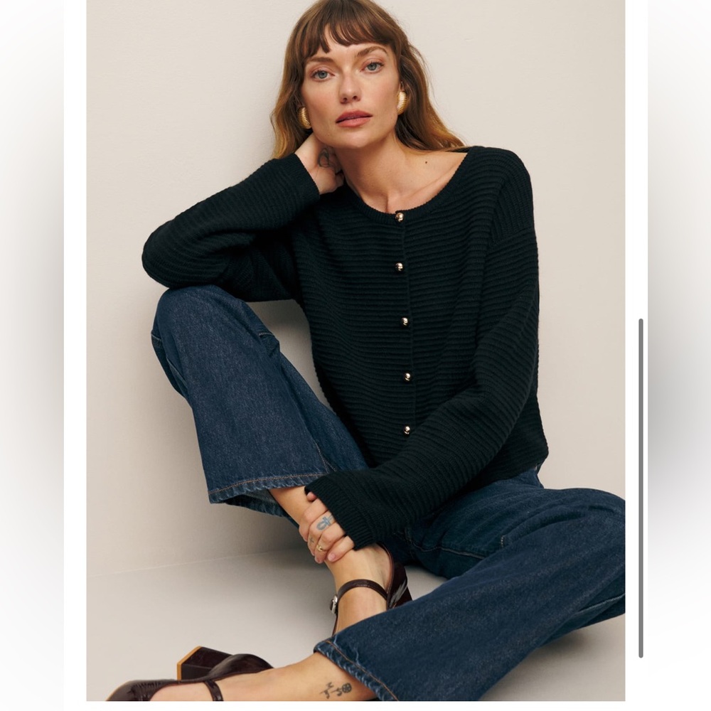 Reformation Gigi Regenerative Wool Cardigan